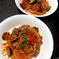 なすとベーコンのアラビアータ|ハルさん