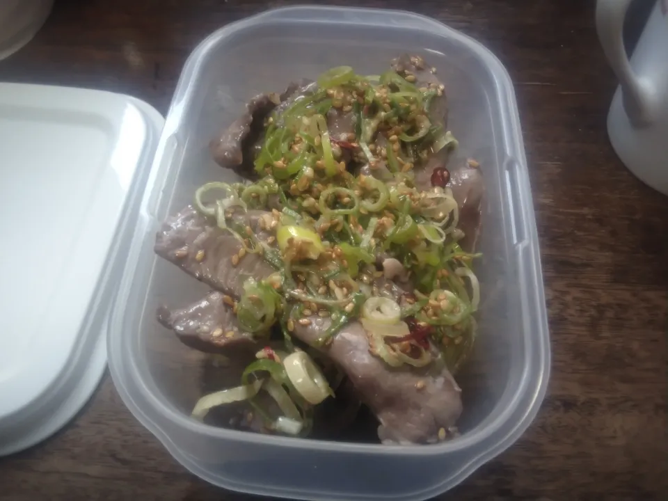 豚ハツと刻み九条ねぎのナムル|にんにくと唐辛子が特に好き❤️(元シャリマー)さん