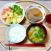 夕飯 角煮風|ふわふわさん