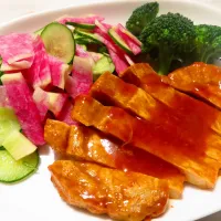 ポークソテー　豆板醤ソース|Yasuo  Watanabeさん