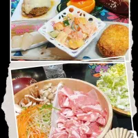 豚ロースと豚バラのしゃぶしゃぶ|Reikoさん