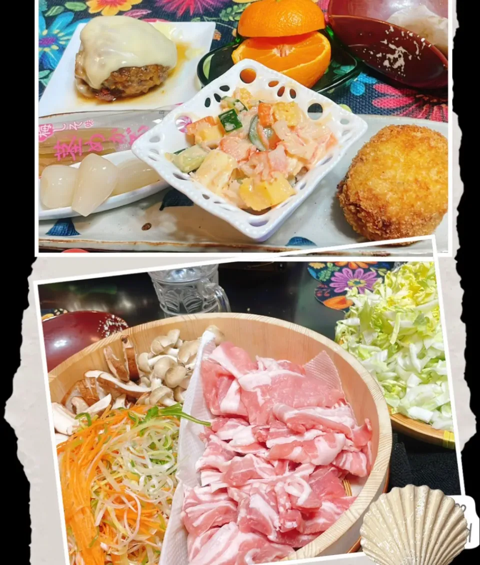 豚ロースと豚バラのしゃぶしゃぶ|Reikoさん