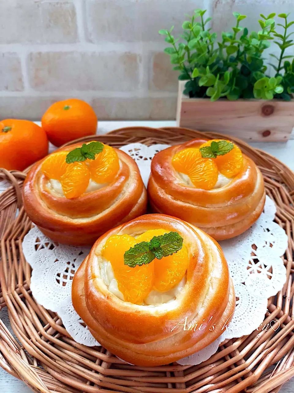 みかんパン😋🍊|あみさん