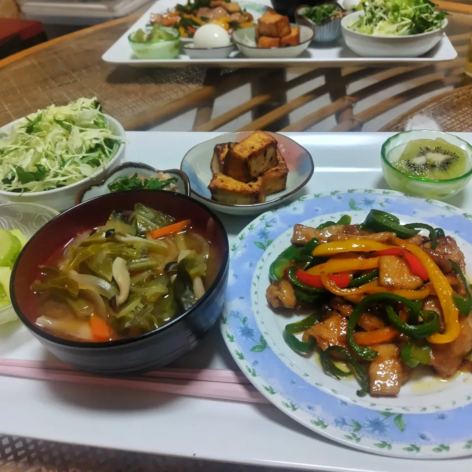 チンジャオロースの定食です✨|rikako♪。.:＊さん