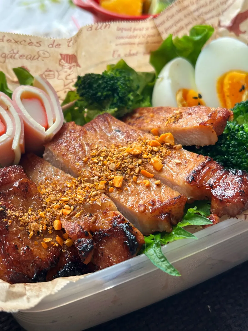 【誤差あり弁当】今週いつかのお弁当～味噌トンテキ弁当～|まなまな♡さん