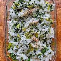 【大根大量消費】2.大根の葉ご飯|くまちゃんさん