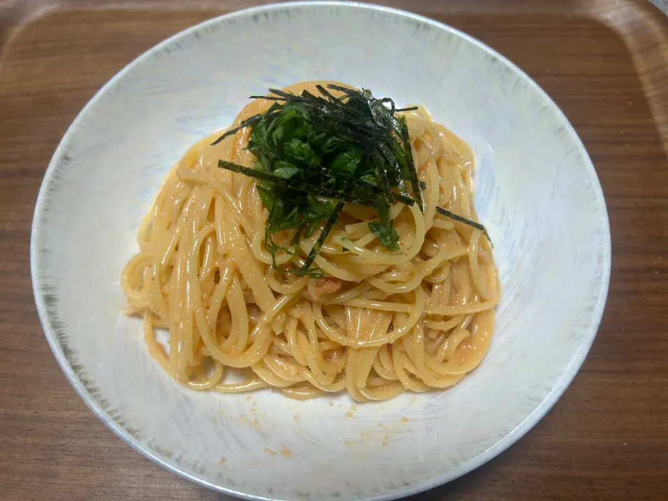 明太子パスタ|カズさんさん