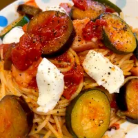 具沢山のトマトソーススパゲティ| masaさん