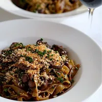 きのこのボルドレーズパスタ|てつやさん