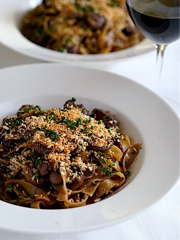 きのこのボルドレーズパスタ|てつやさん