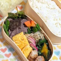 本日のお弁当〜ローストビーフ弁当| f.1125beさん