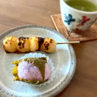 みたらし団子とさくら餅|リフルシャッフルさん