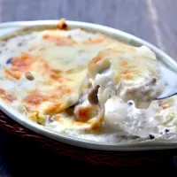 白菜と挽肉のグラタン| マユマユさん