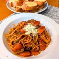 ☆パスタナポリタン　☆バケット|chikakoさん