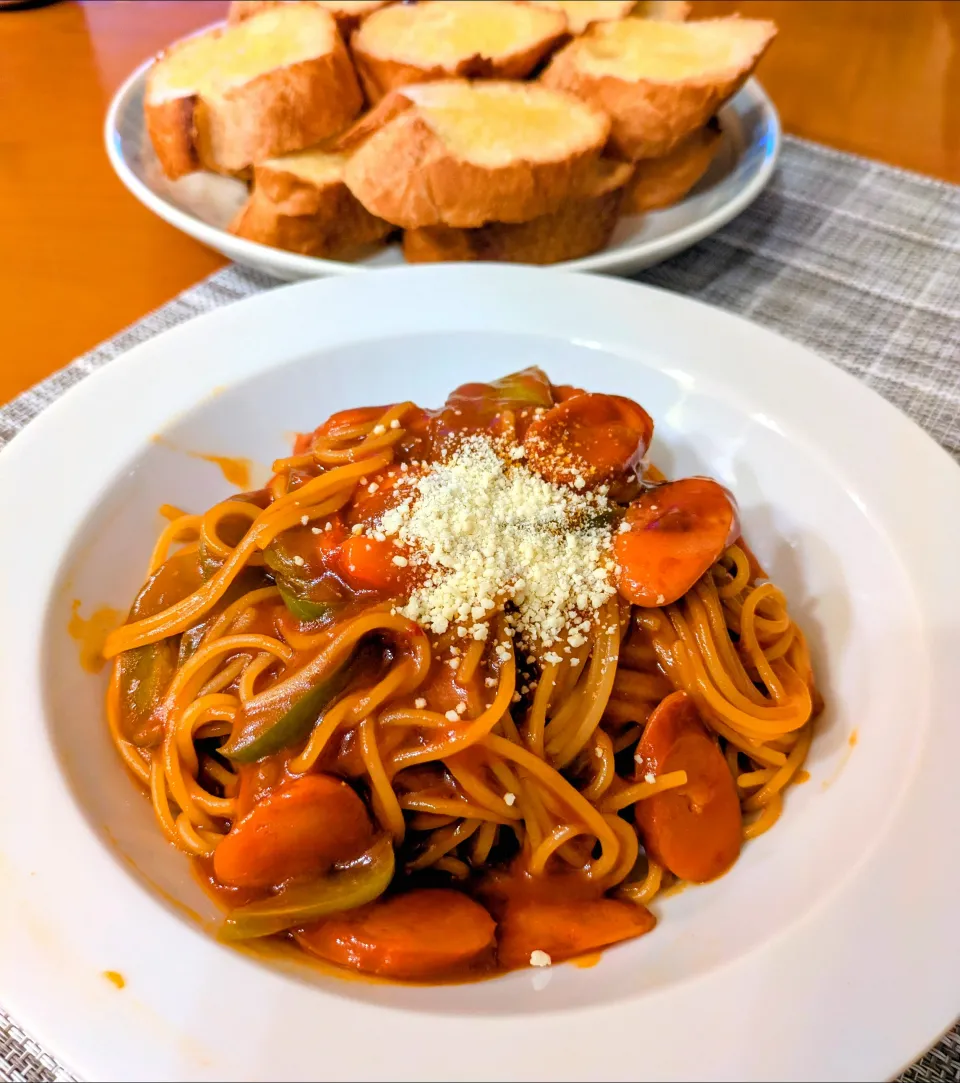 ☆パスタナポリタン　☆バケット|chikakoさん