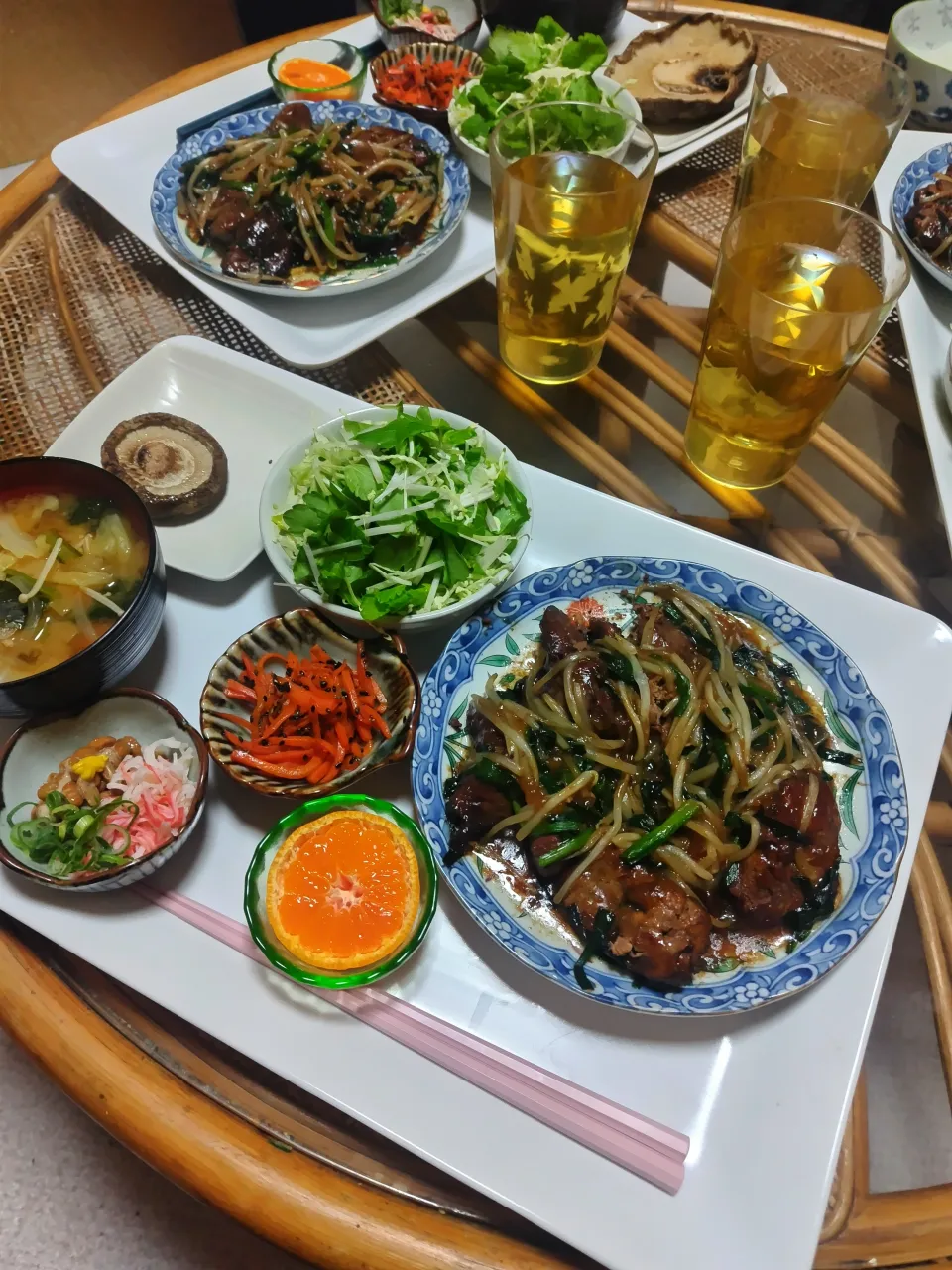 レバニラ炒め定食です✨|rikako♪。.:＊さん