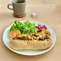 チーズもONして プルドポークドッグ| FIKA789さん