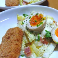 白菜のシーザーサラダとキチンカツ|はるみさん