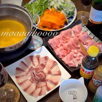 休日おうちしゃぶしゃぶ🍲♨️😍