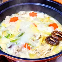 濃厚！鶏白湯鍋|じんさん