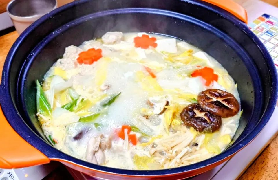 濃厚！鶏白湯鍋|じんさん