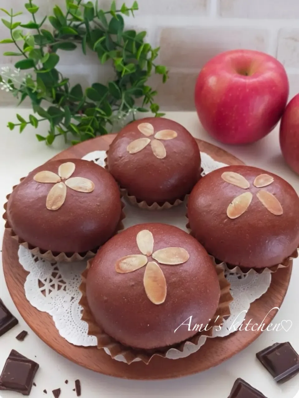 チョコガナッシュパン😋🍫|あみさん