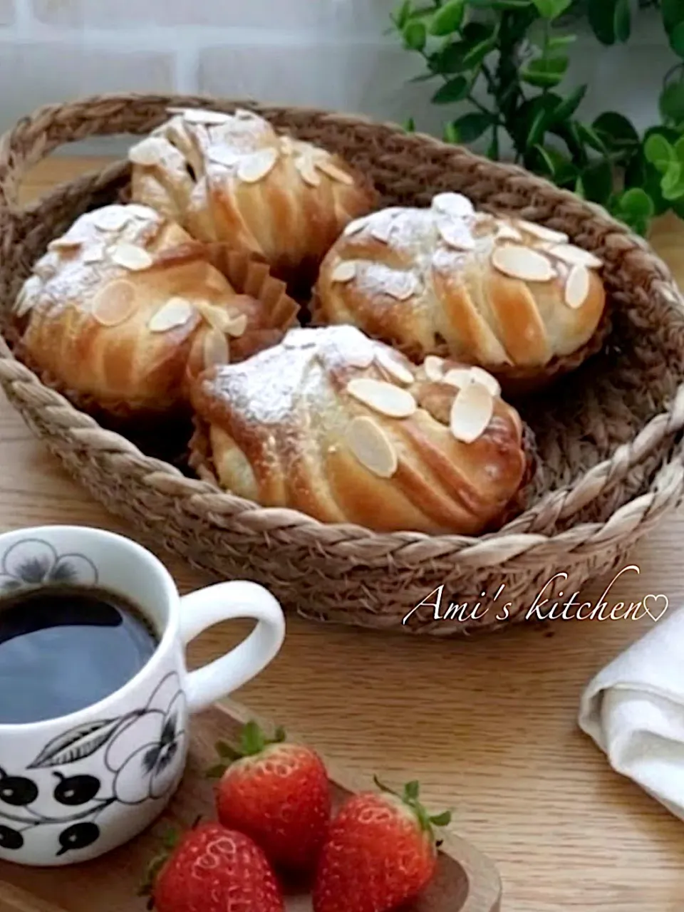 チョコwavyクリームパン☺️🍫|あみさん