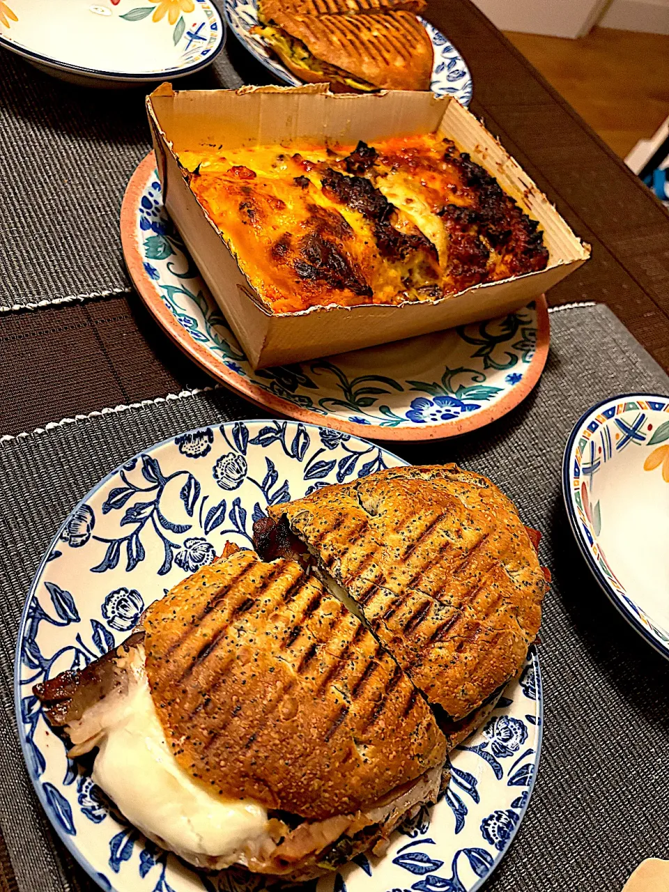 ラザニアとパニーニ|きなこさん
