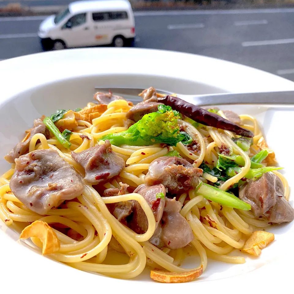 今日のスパゲティ・アーリオ・オーリオ・ペペロンチーノ|Kさん