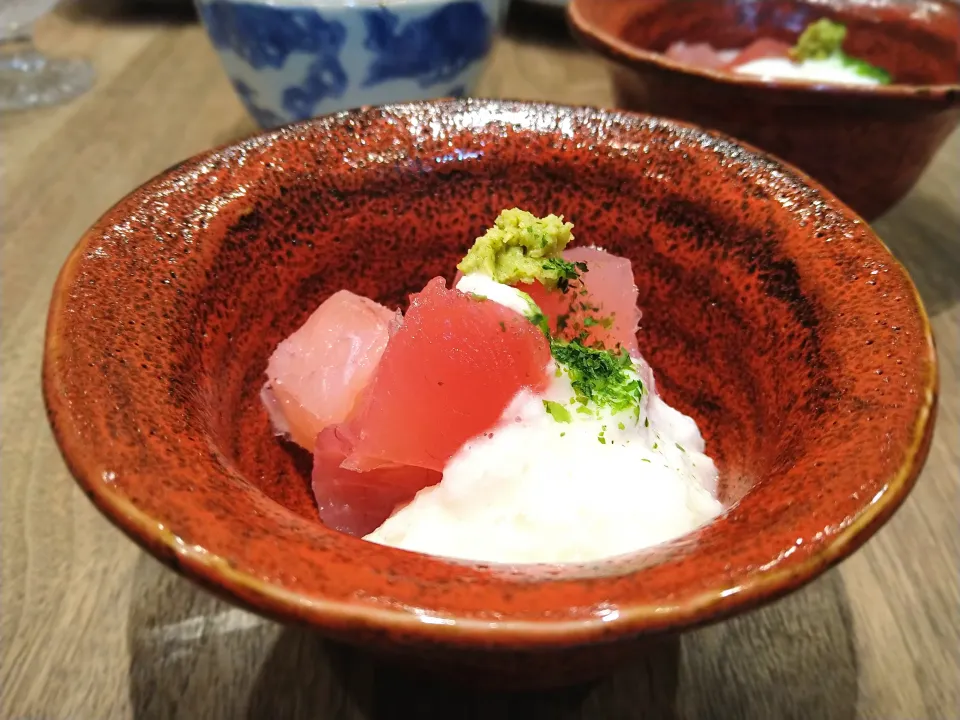 鮪の山掛け|古尾谷りかこさん