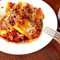 パッケリでボロネーゼ