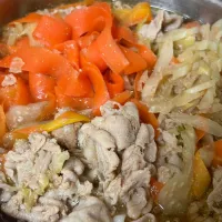 豚しゃぶしゃぶ鍋🍲|ゆきぽよ婆さん