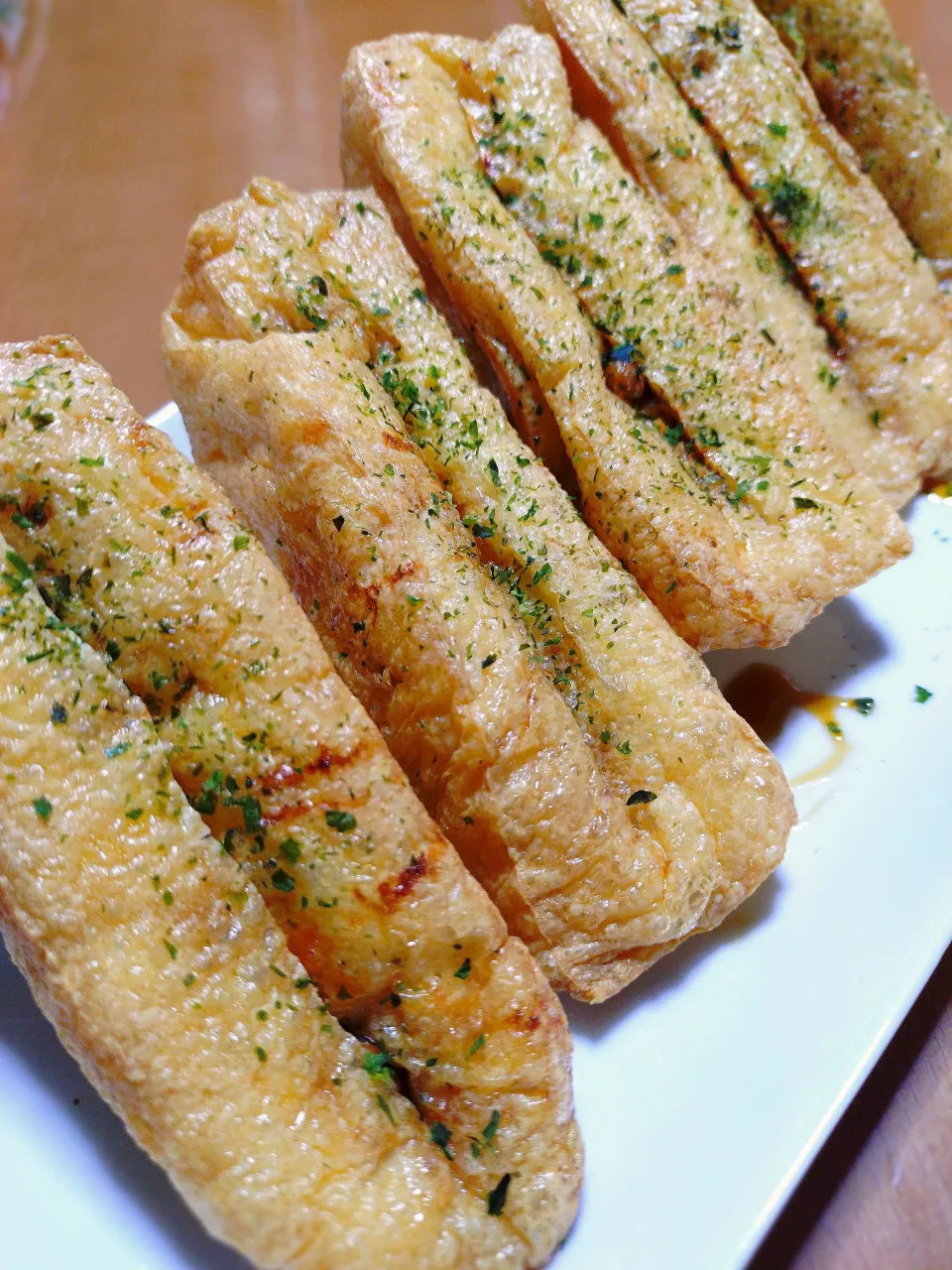 三角揚げの納豆挟み焼き|はるみさん