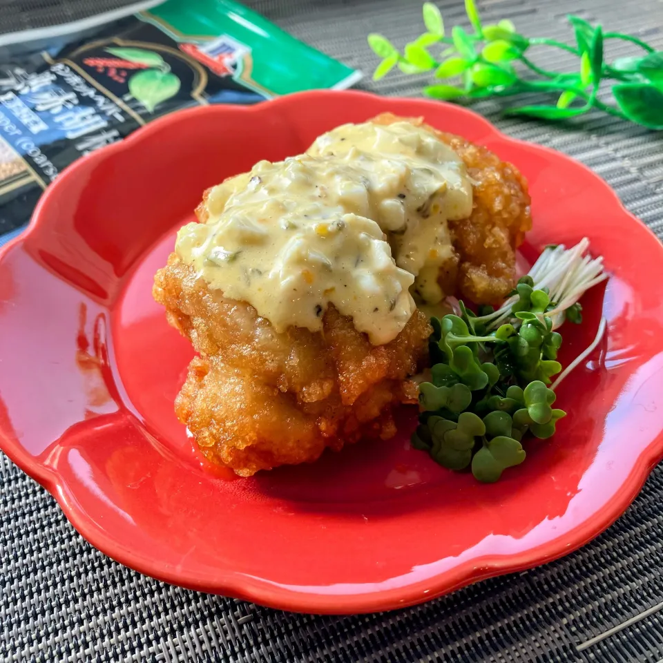 チキン南蛮 完熟赤胡椒タルタルソース|KAORIさん