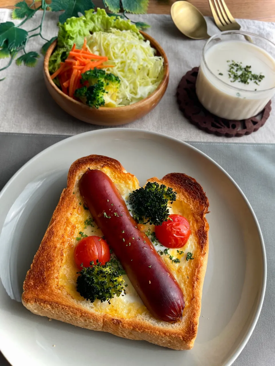 食パンdeキッシュトースト|スイーツポテトさん