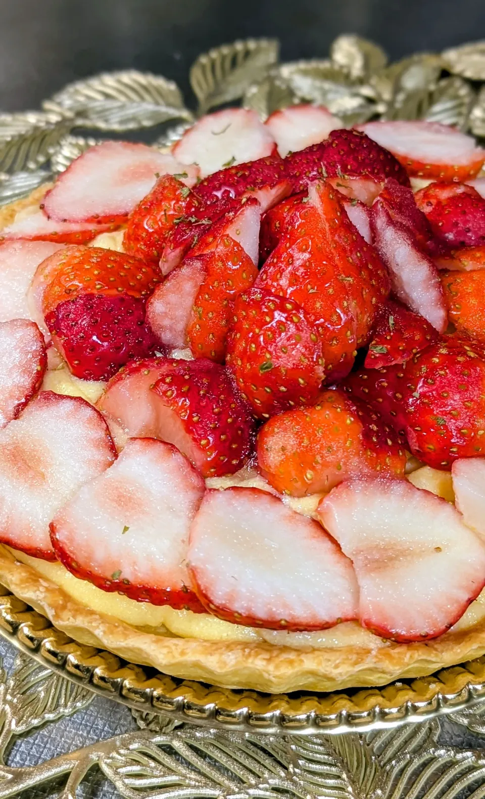 初めてのいちごタルト|f.1125beさん