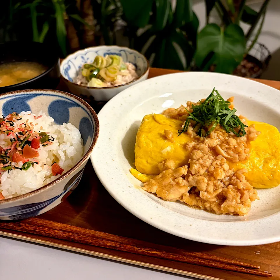 だし巻きそぼろ餡掛け|kysbooさん