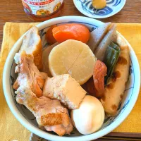 鶏手羽元の味染みおでん🍢