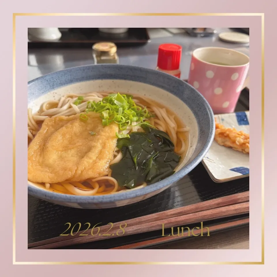 きつねうどん&クリスピーチキン|いのっちさん