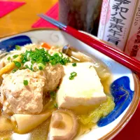 しょうが入り鶏団子鍋♨️