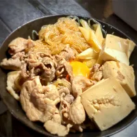 今夜は、肉豆腐丼を頂きました😋🎵👍| ギムレットさん