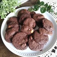 fumfumさんの料理 塩チョコナッツクッキー🍪|とまと🍅さん