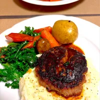 ちょい焦げカリカリハンバーグ|ゆっちこさん