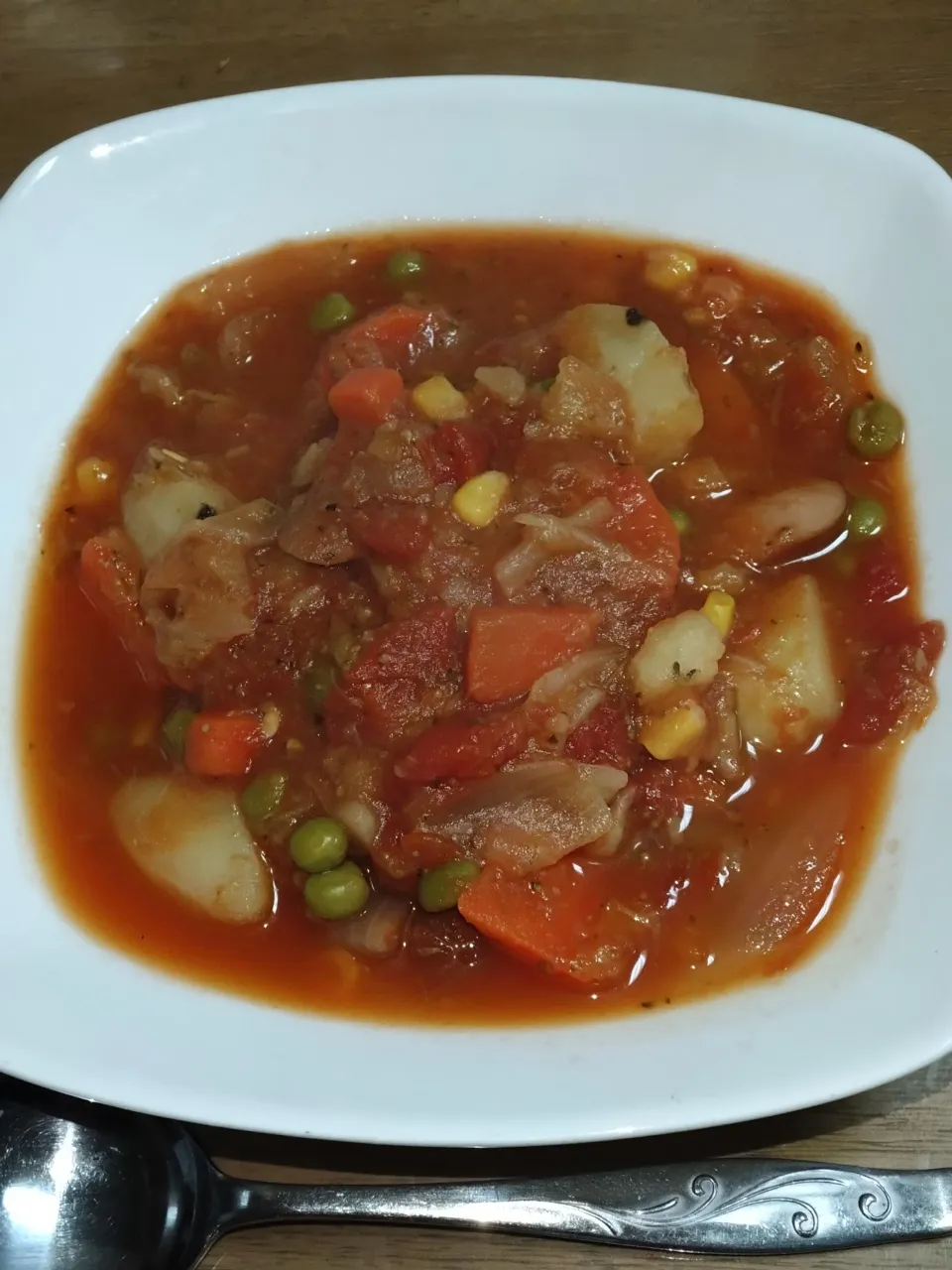 トマト風味の野菜スープ|さと♂さん