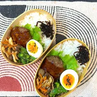 ハンバーグ弁当♡|fuuum(*☻-☻*)さん