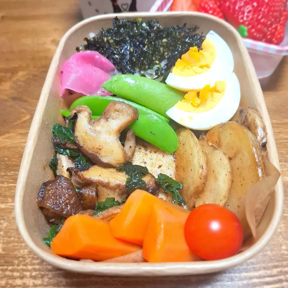 🌸鱈のバターソテー弁当🐟|ゆきさんさん