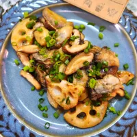 @きなこさんの料理 🔷dancyuレシピ　牡蠣のバタぽん炒め『牡蠣の日』🔷|@きなこさん