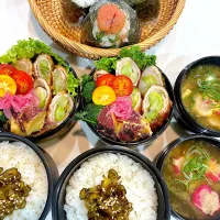 2026,02,09 つぼみ菜肉巻きお弁当さん🍱|kayoo_ch517♡3太郎1姫２モル♡81line Maさん