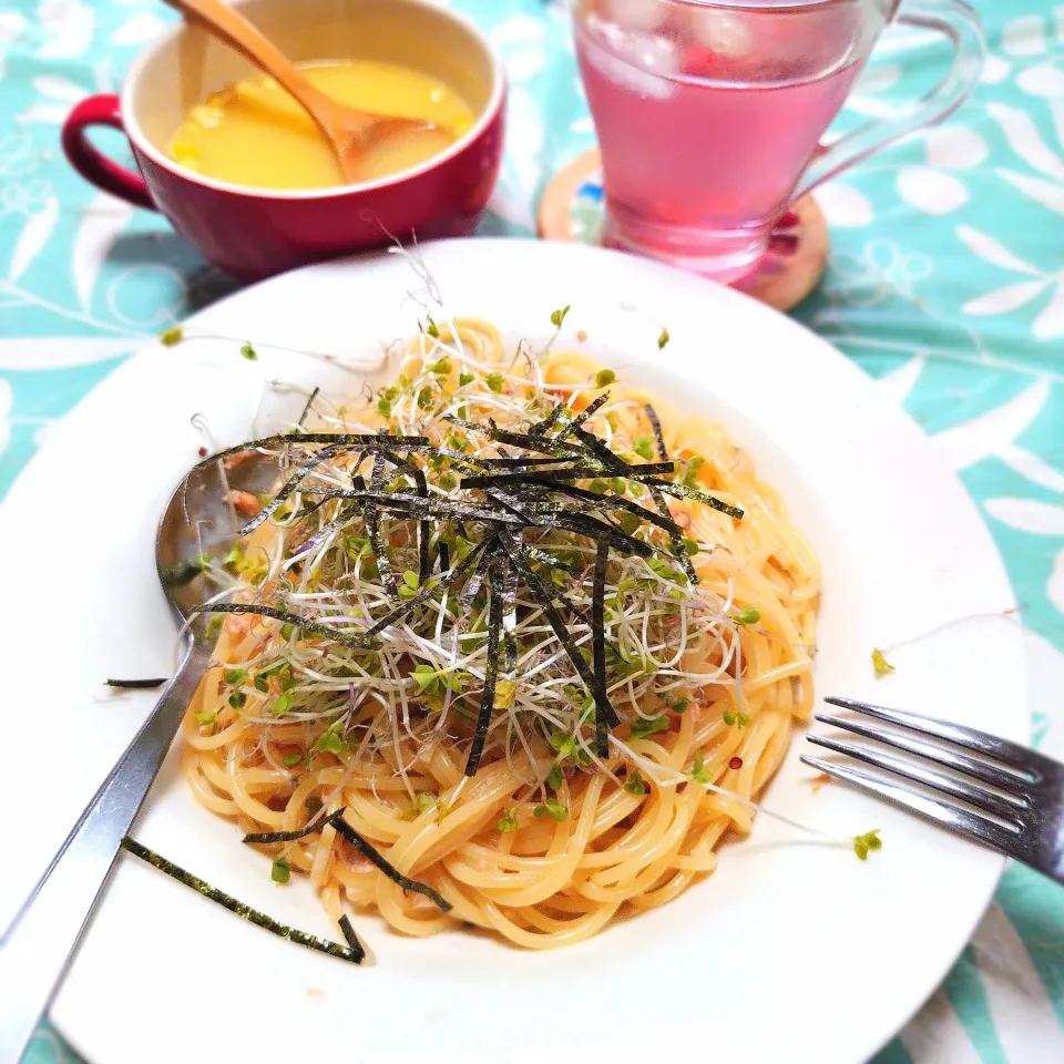 サーモンクリームパスタ|うたかた。さん