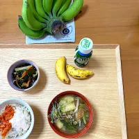 朝ご飯♡島バナナ食べてみる|さくたえさん